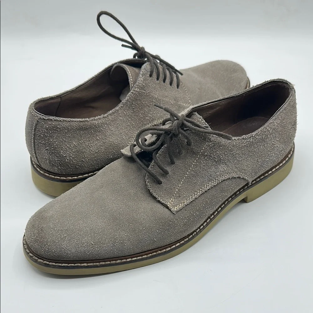 Banana Republic Gray Suede Lace-Up Shoes Men's Size 9